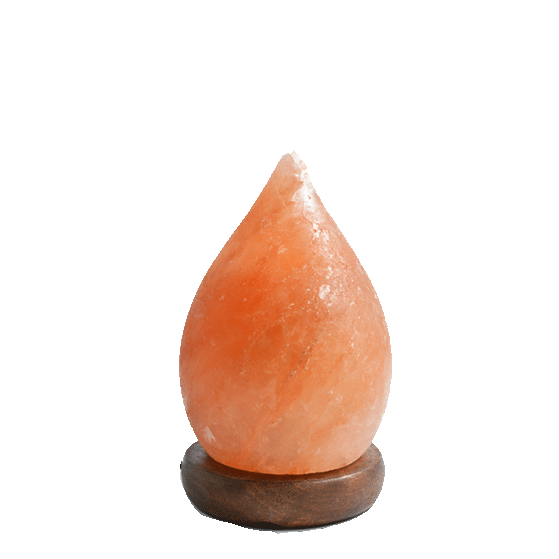 raindrop-teardrop salt lamp